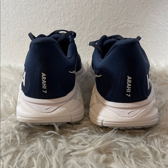 HOKA Men's ARAHI 7 (2E Width) M-1147870 OPC - OUTER SPACE/WHITE Wide Size 11 NEW - Picture 5 of 13